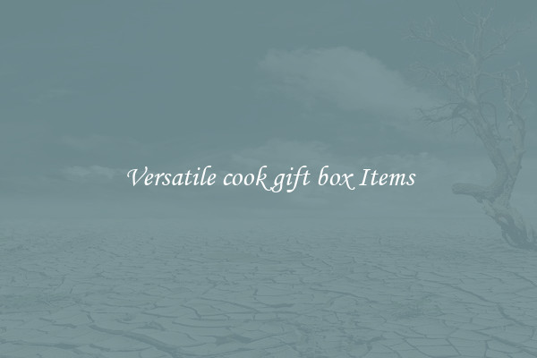 Versatile cook gift box Items