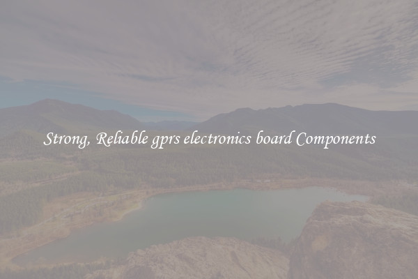 Strong, Reliable gprs electronics board Components