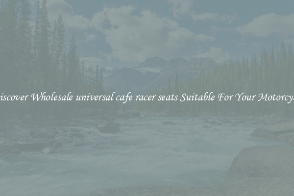 Discover Wholesale universal cafe racer seats Suitable For Your Motorcycle