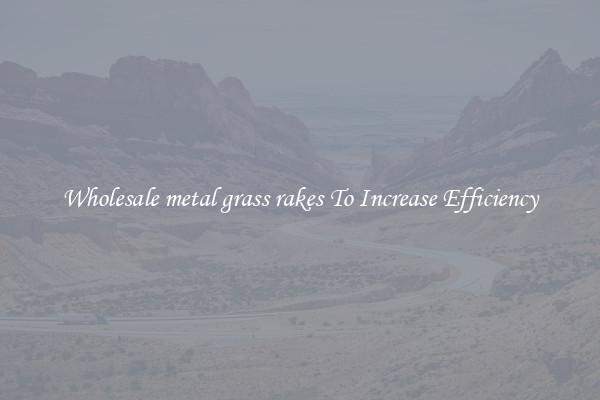 Wholesale metal grass rakes To Increase Efficiency