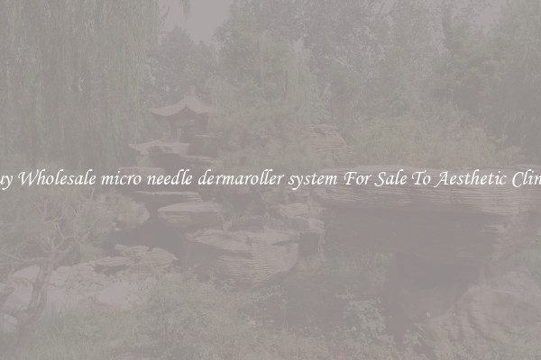 Buy Wholesale micro needle dermaroller system For Sale To Aesthetic Clinics